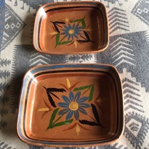 2 vintage Mexican platters.